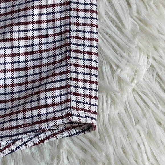 L.L Bean Men's Button Up Wrinkle Resistant Brown Patterned - 16-33 - Picture 4 of 4